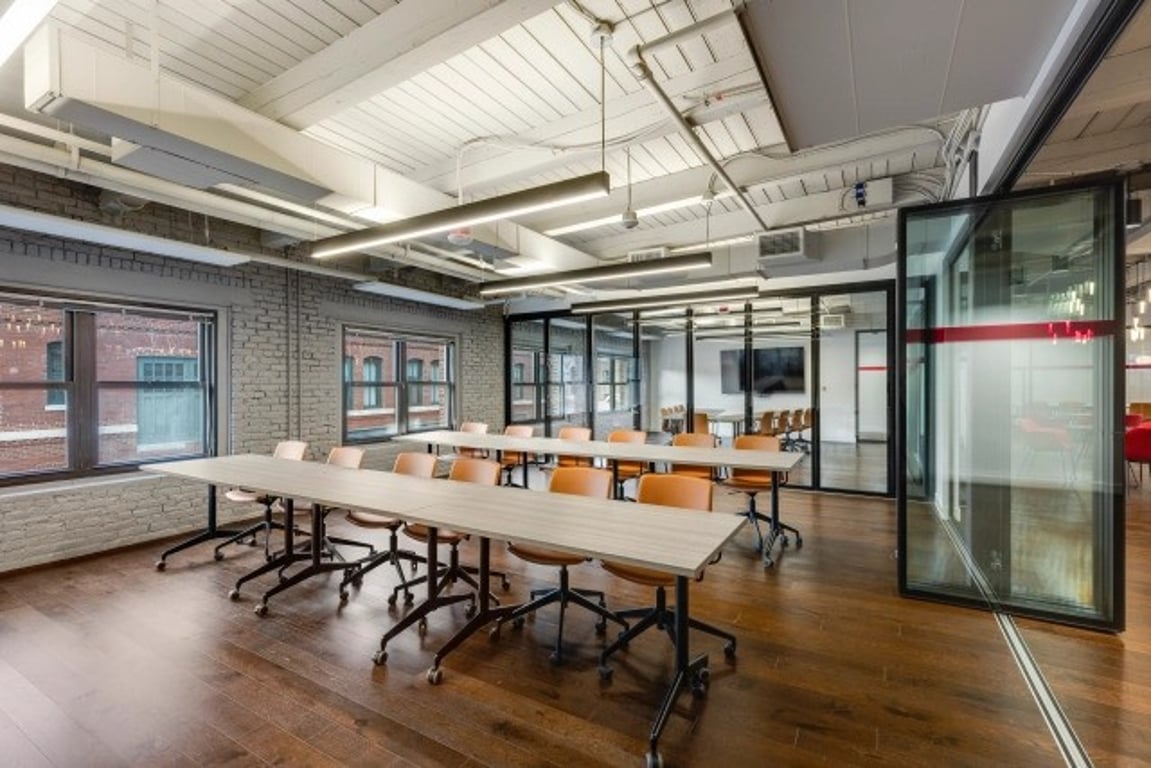 An interior shot of The Point at Fort Point Creative Exchange