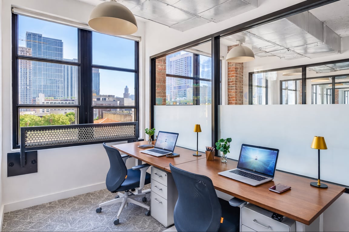An interior shot of Private Office for Two - External View