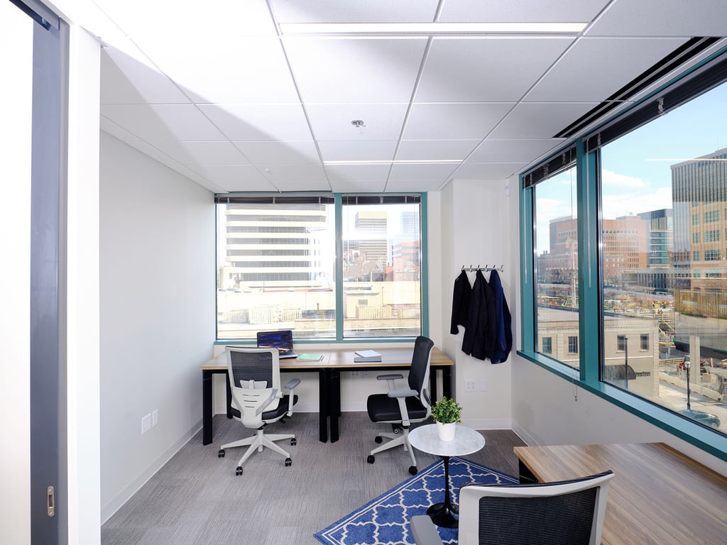 An interior shot of Private Office