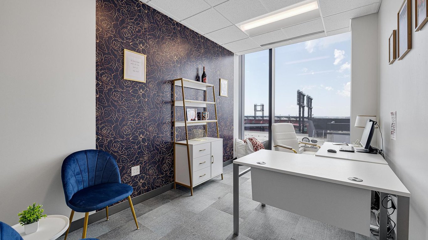 An interior shot of Private Office Day Pass - Medium Office w/ Window