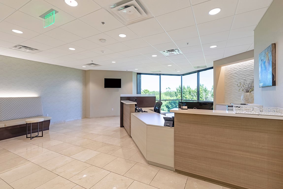 An interior shot of 6 Person Meeting Room - Medium