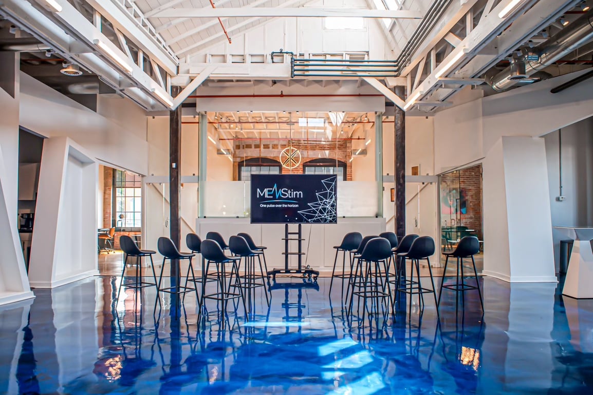 An interior shot of "Clarity" Workshop Conference & Networking Space