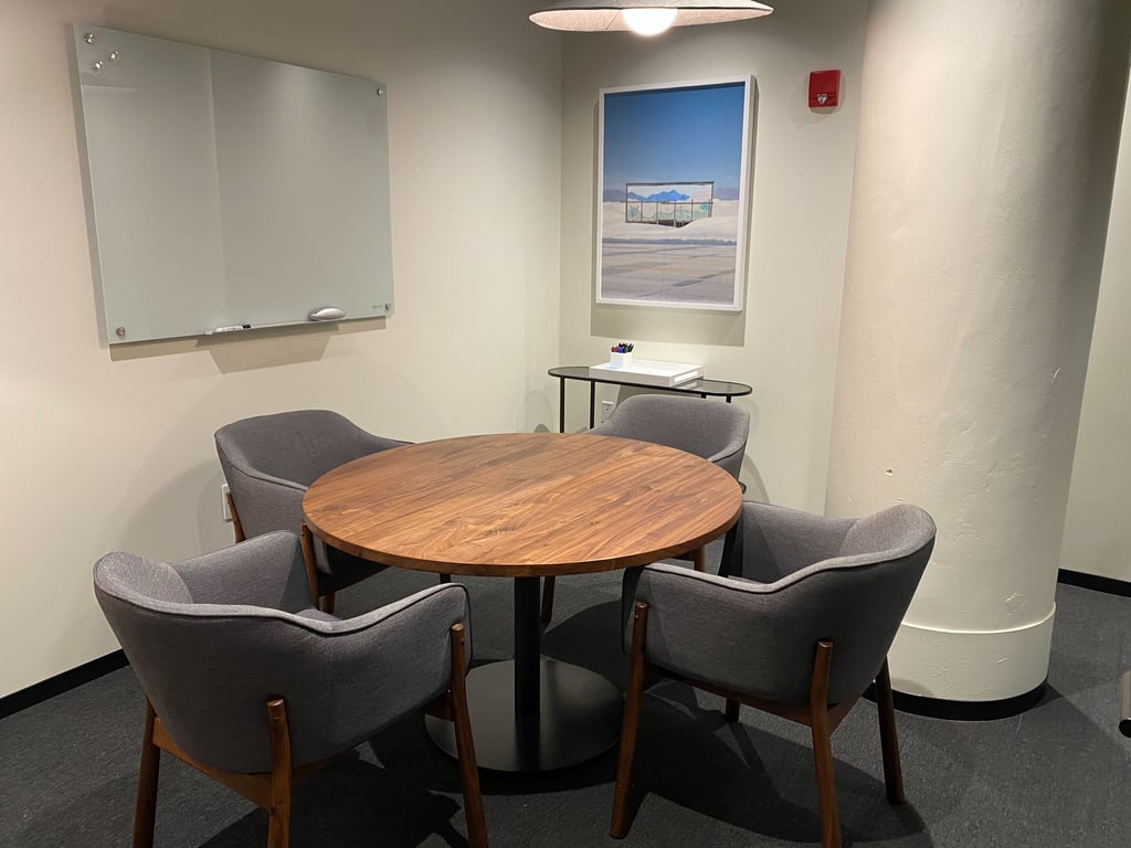 An interior shot of Conf Room E