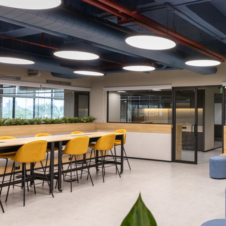 An interior shot of TheCircle.Work- Unitech Business Zone