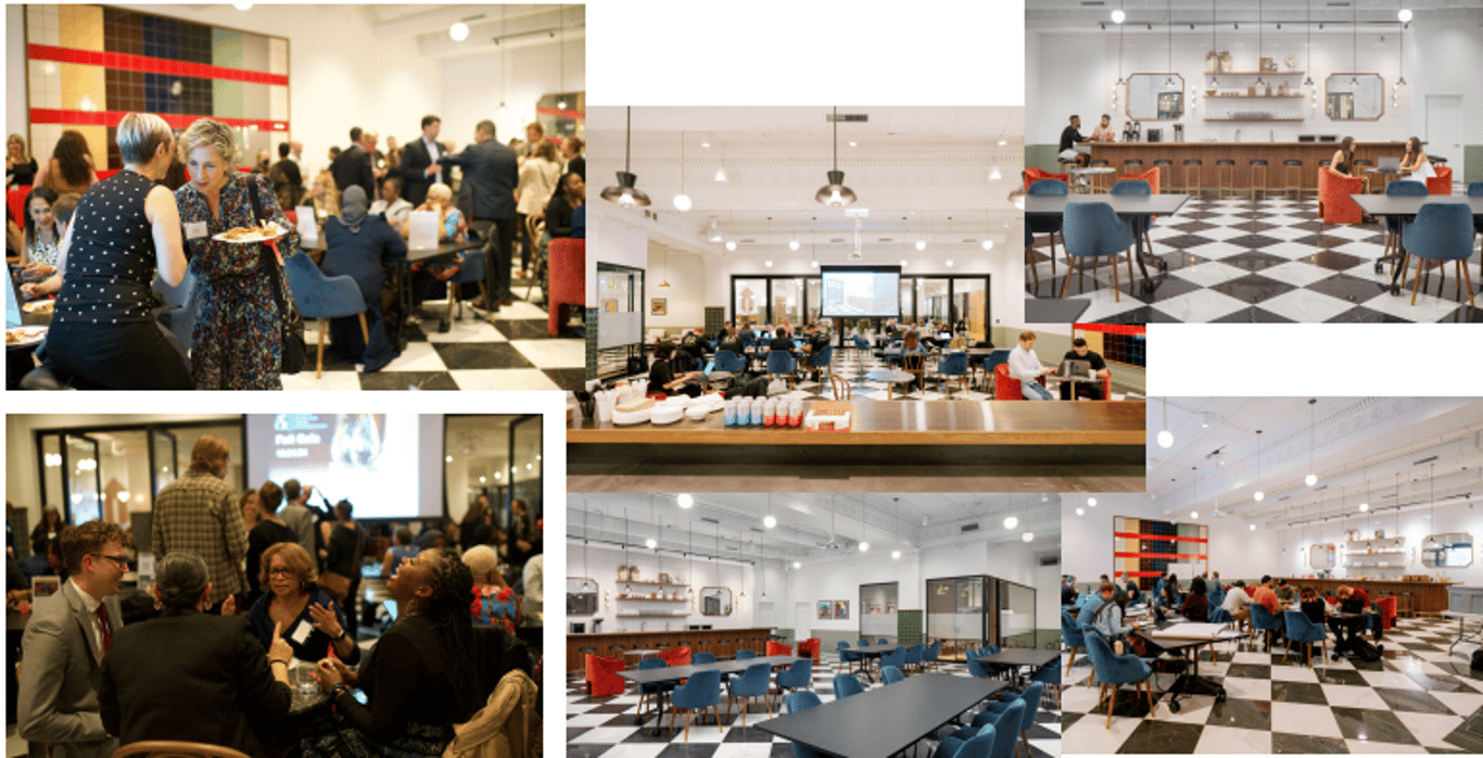 An interior shot of Private Event Space