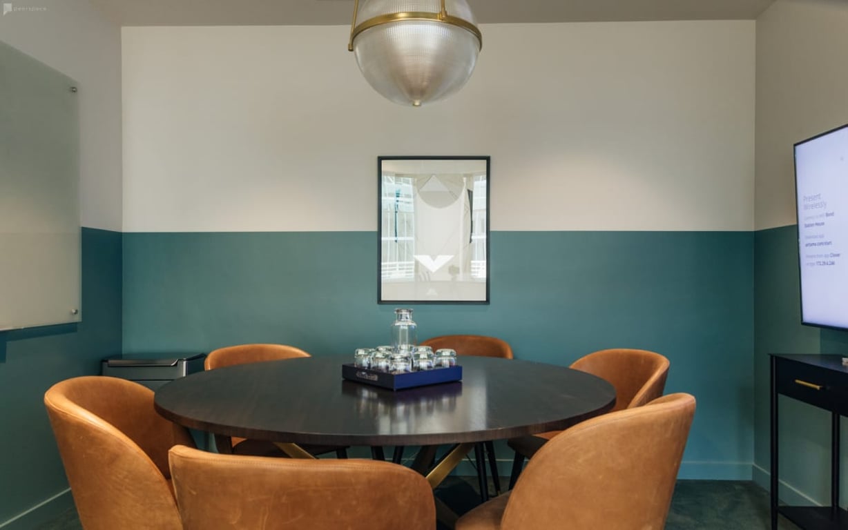 An interior shot of Clover Conference Room