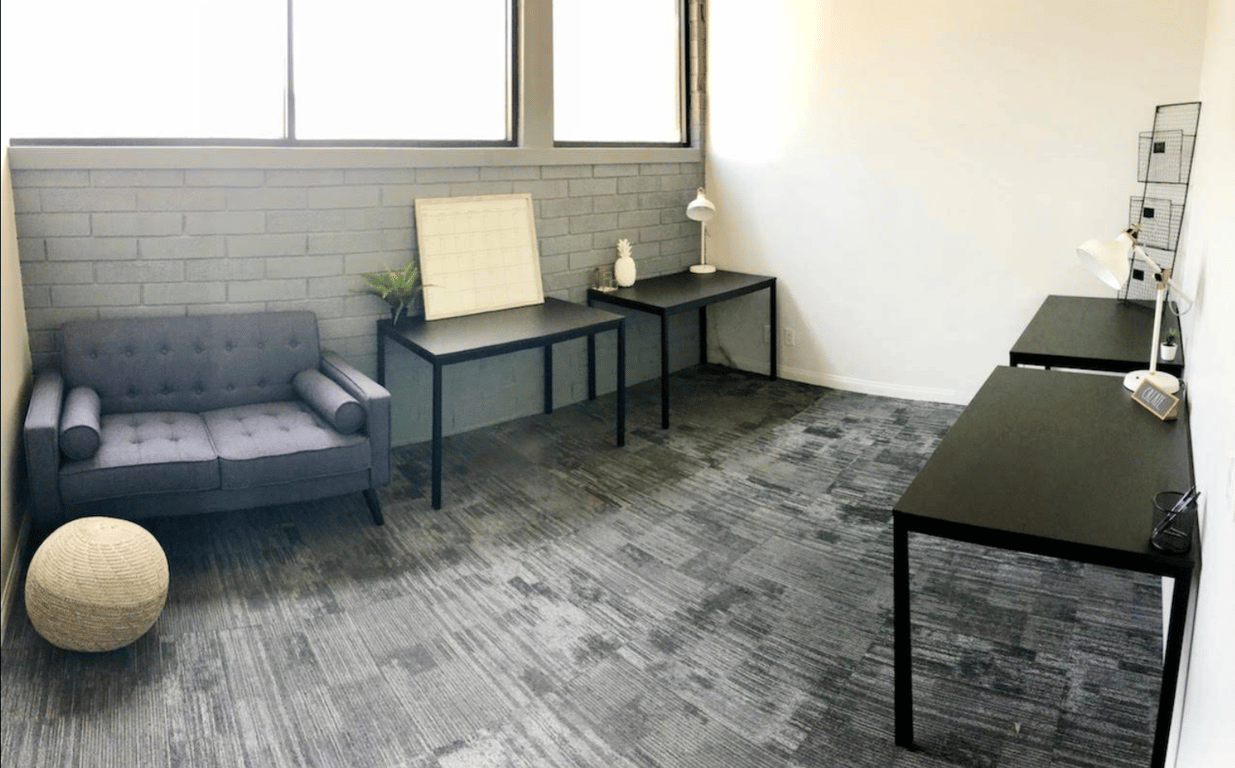 An interior shot of Private Office - 139 sq ft (Window) (#110)