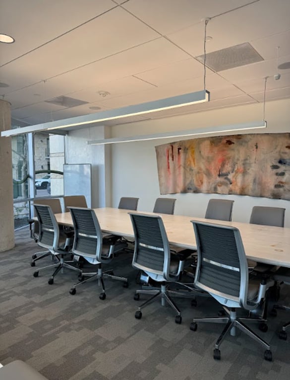 An interior shot of Conference Room 1