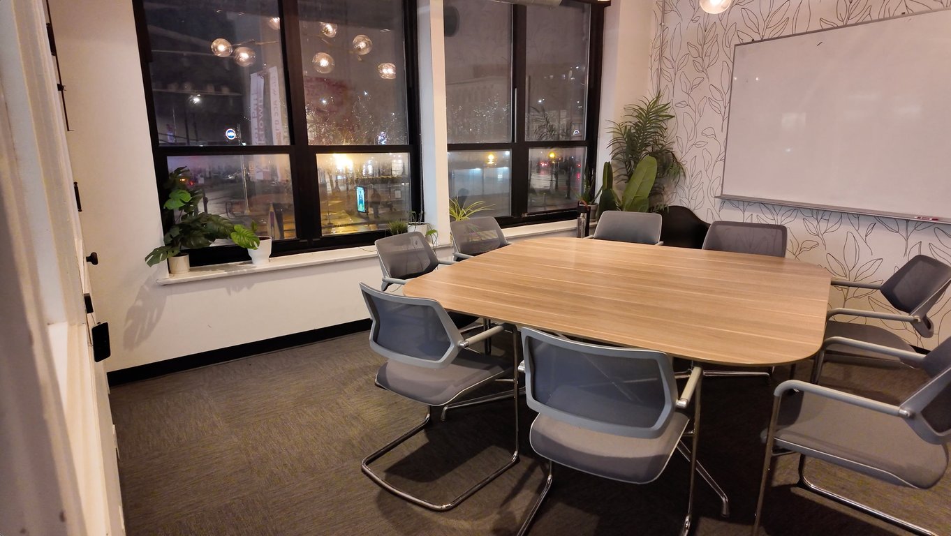 An interior shot of The Milwaukee Corner Office