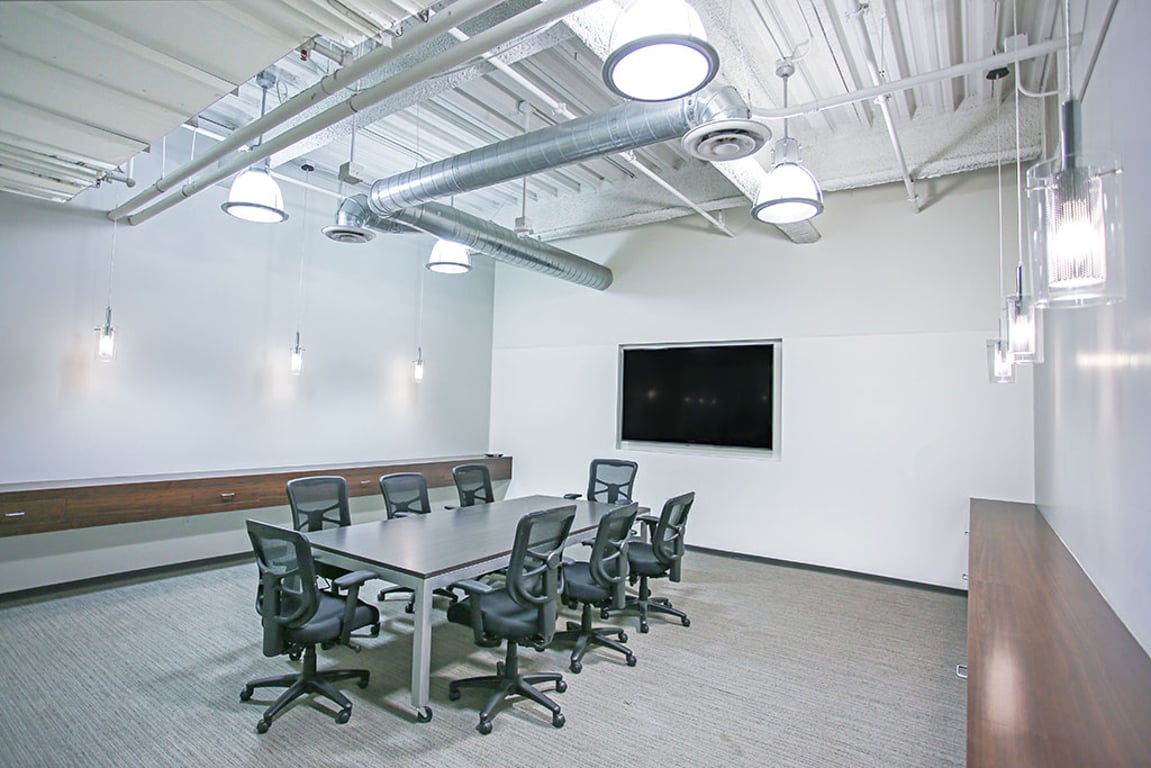 An interior shot of 8 person meeting room 3rd Floor