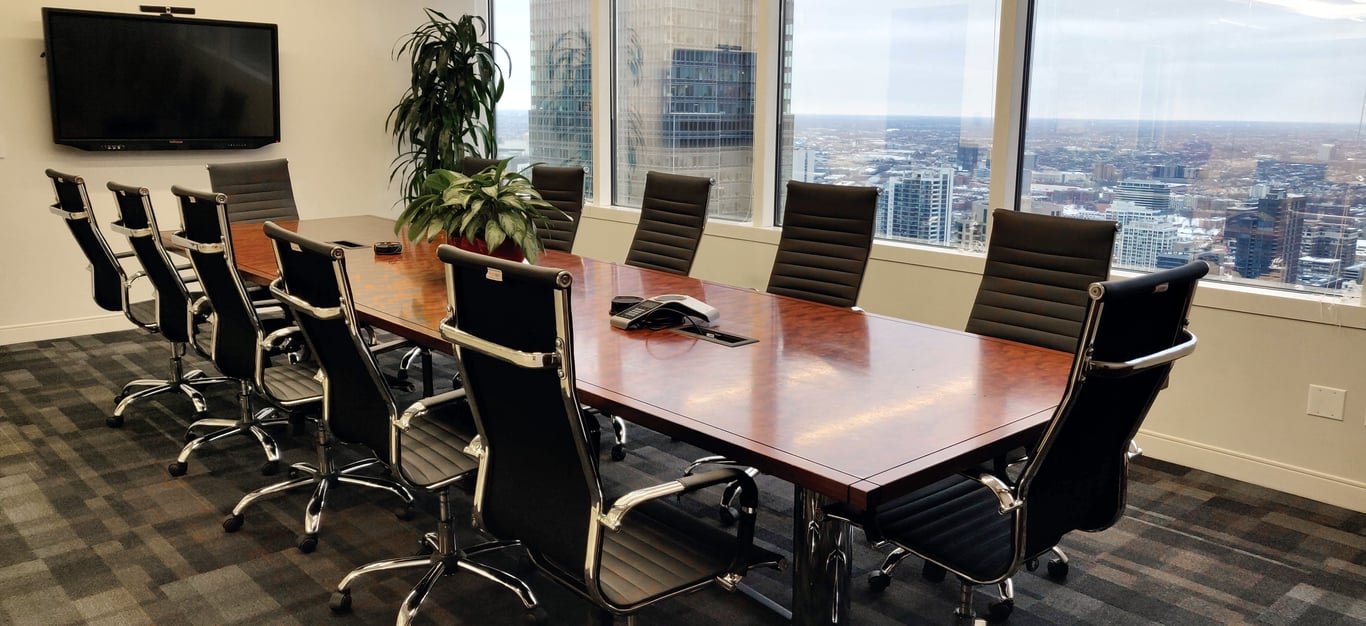 An interior shot of John Hancock Conference Room