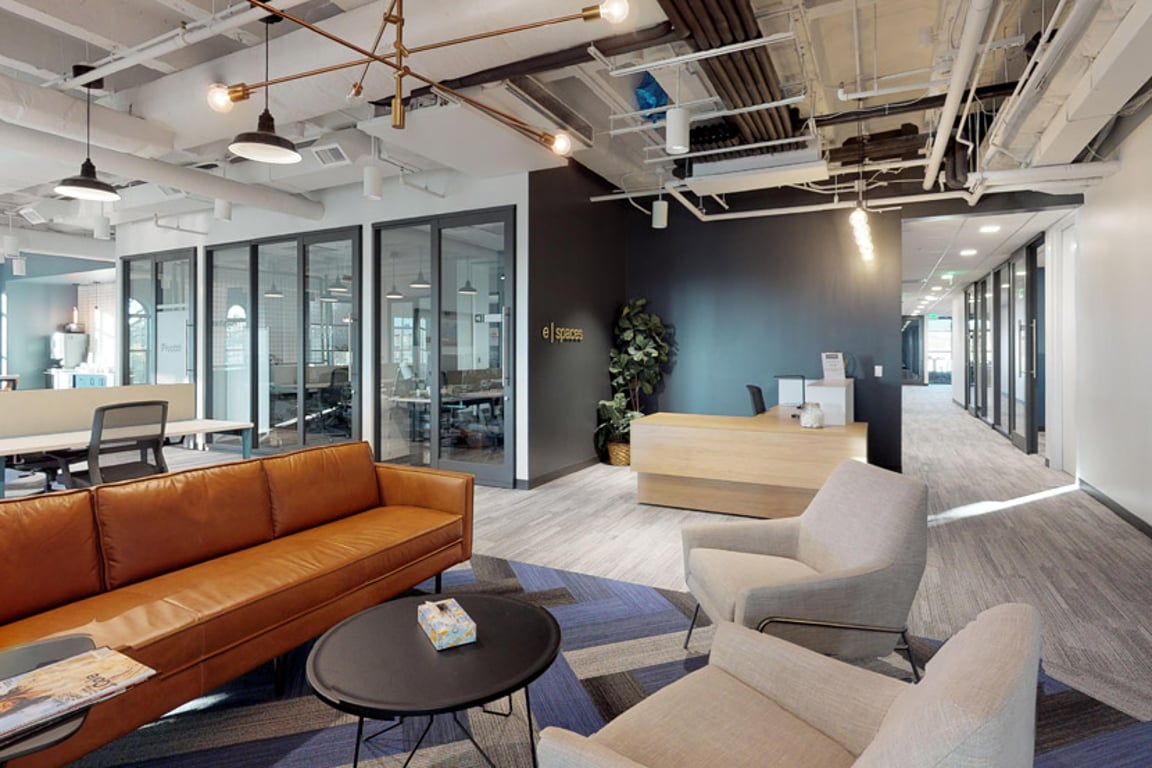An interior shot of e|spaces - Franklin Square