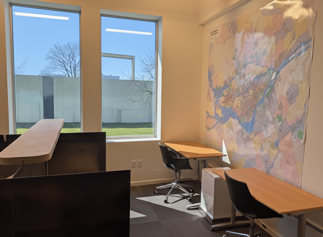 An interior shot of Ground Floor Office