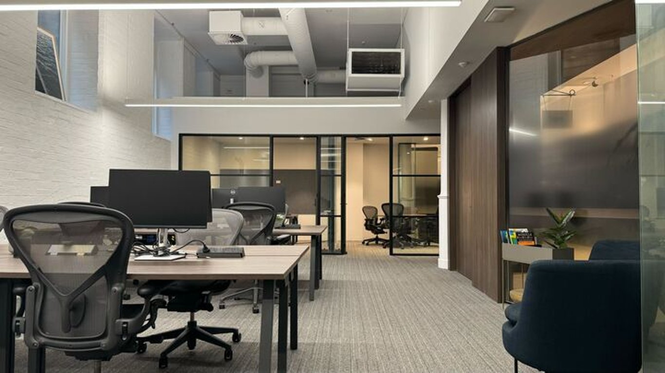 An interior shot of 10 Person Day Office at Hub Collins Street