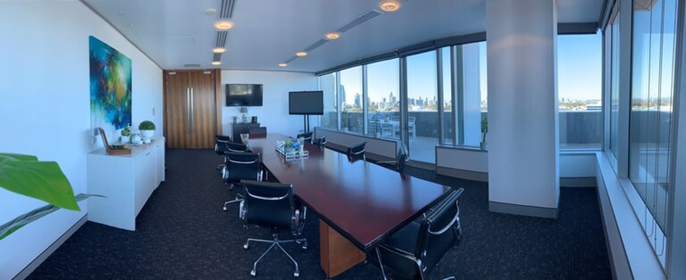 An interior shot of Boardroom