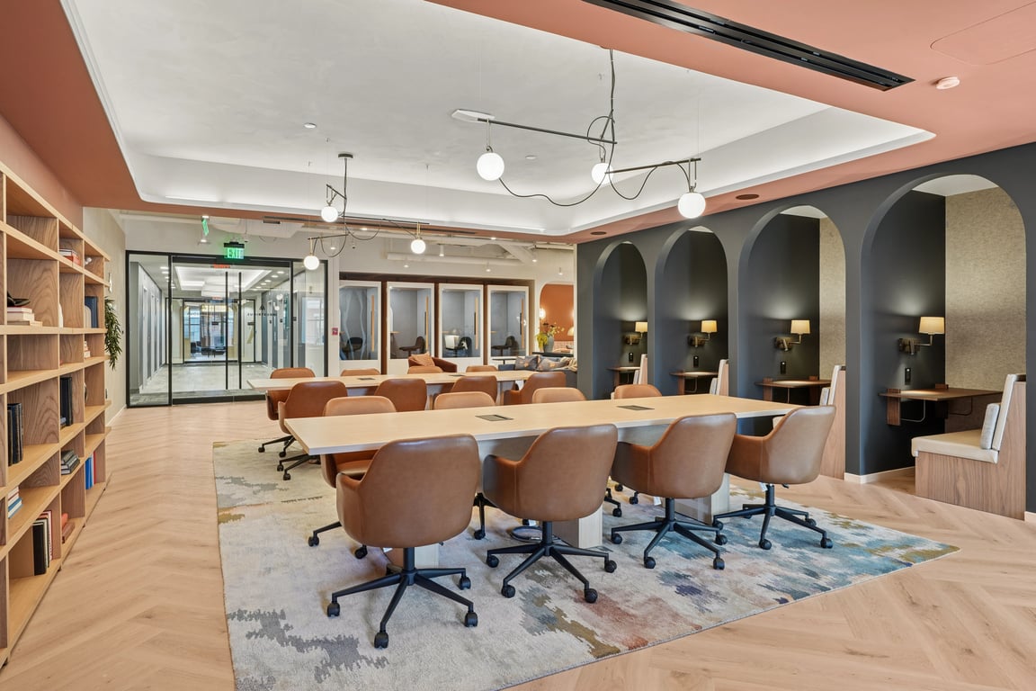 An interior shot of Industrious - Copley