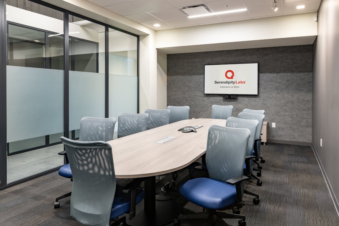 An interior shot of Sargas Boardroom