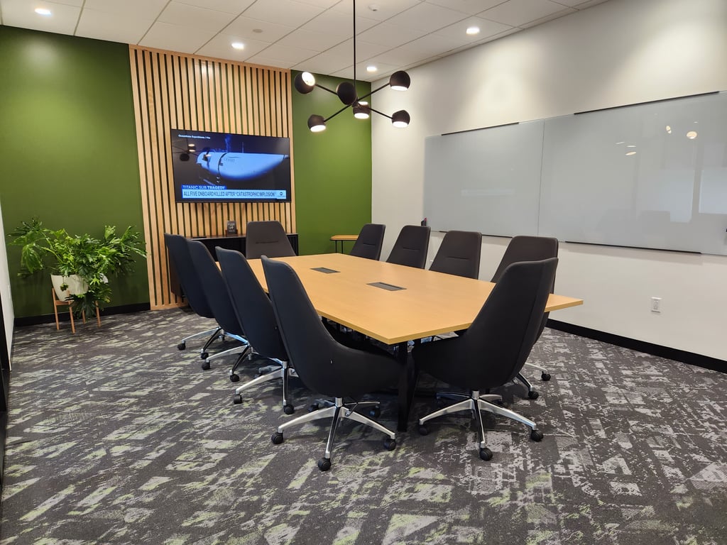 An interior shot of Green Room