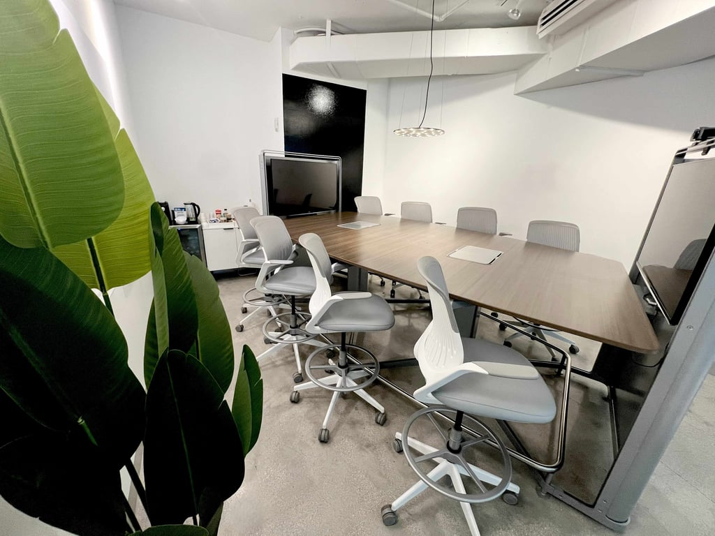 An interior shot of Spark - 8 person Conference Room