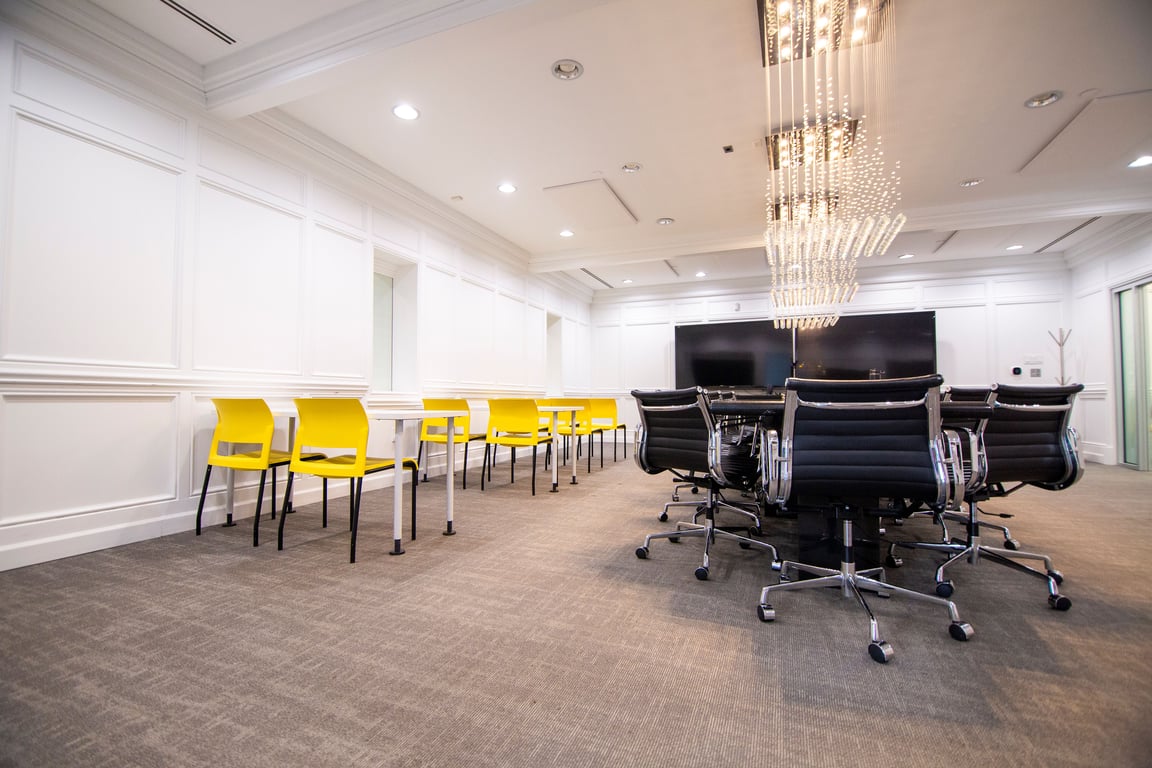 An interior shot of Boardroom