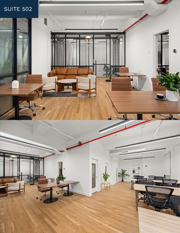 An interior shot of Suite 502
