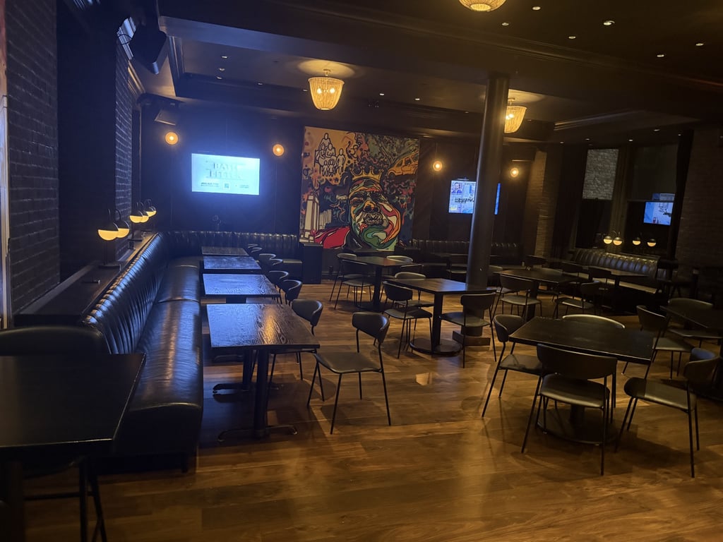 An interior shot of 85-Person Meeting Space + Lunch Package (3 Hours)