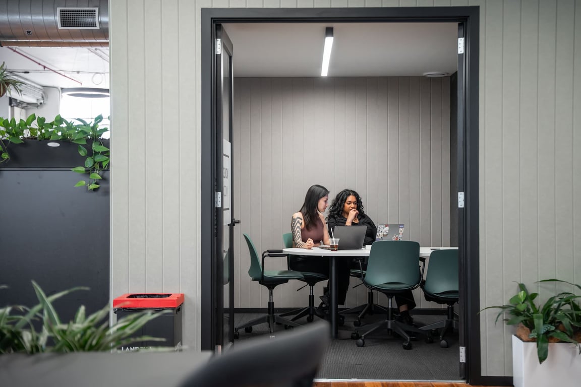 An interior shot of Green Room