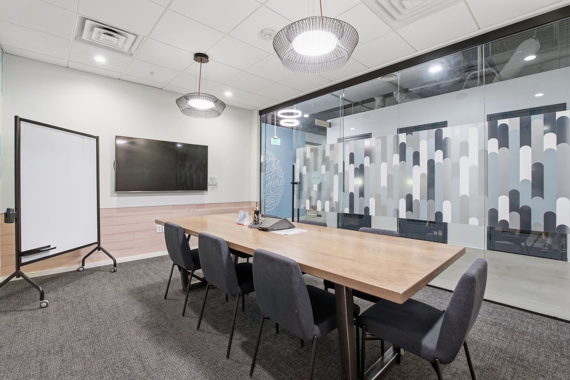 An interior shot of Hustle Room