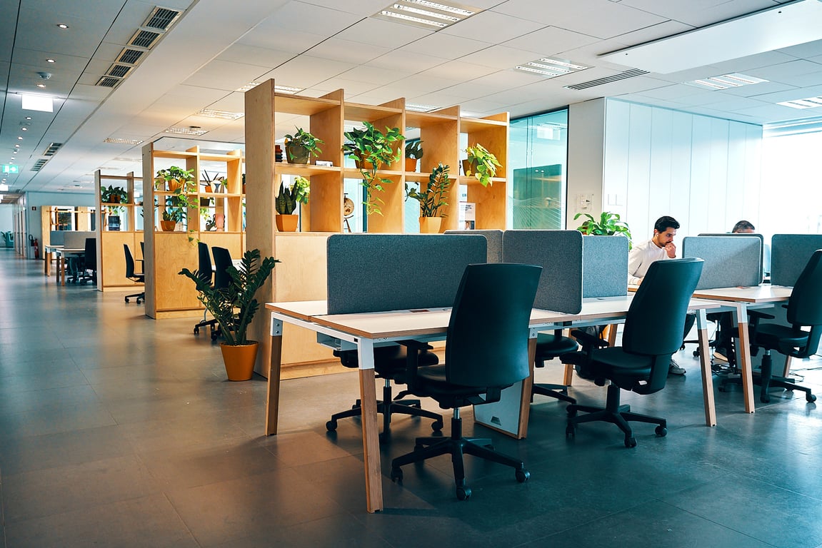 An interior shot of Cowork Flex