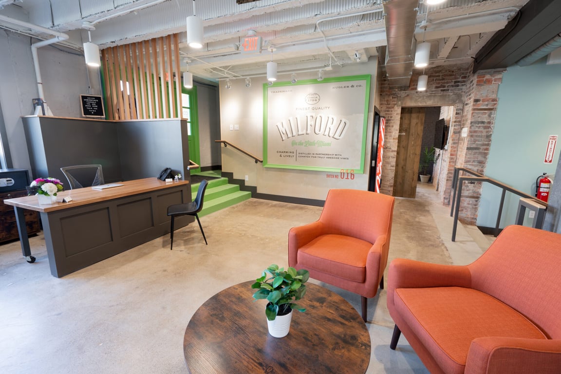 An interior shot of COhatch - Milford