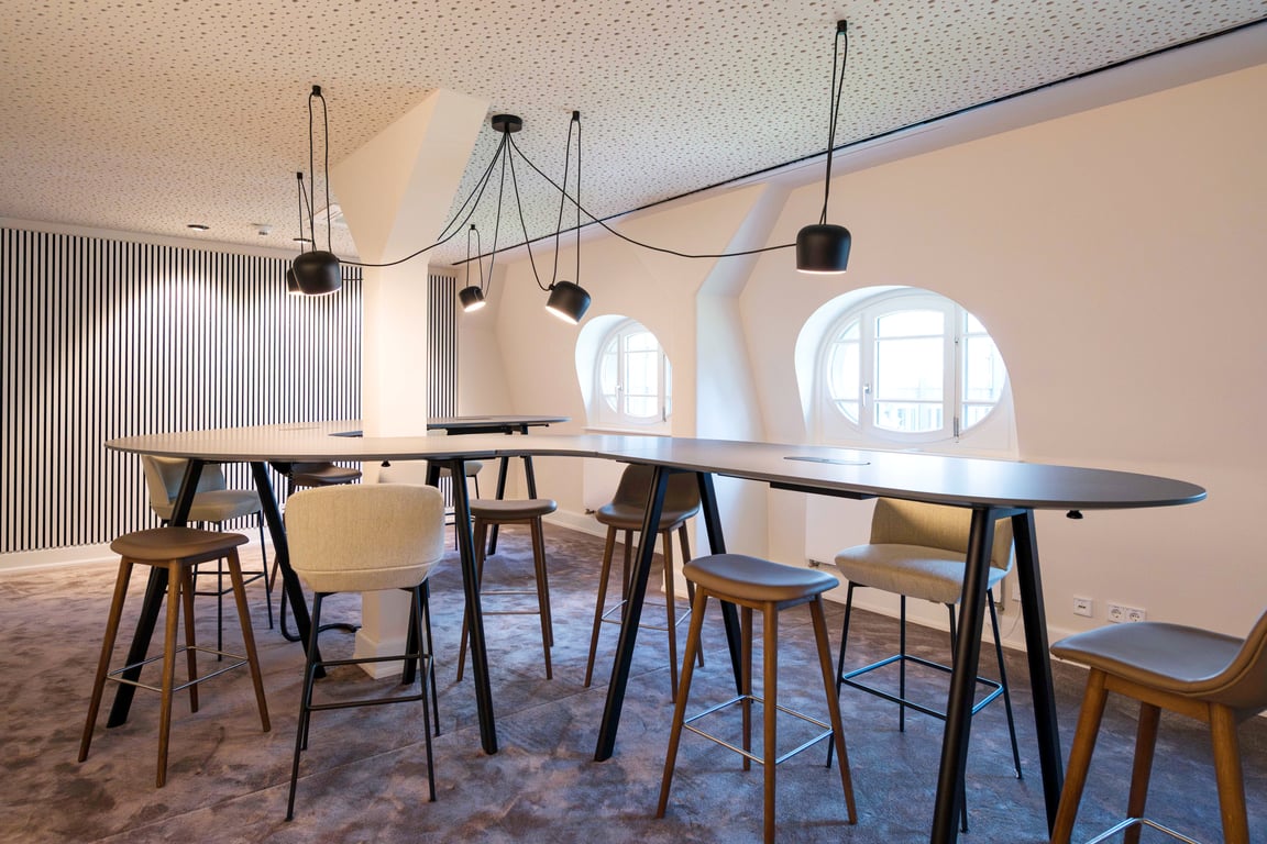 An interior shot of Creative Meet "Eagle"