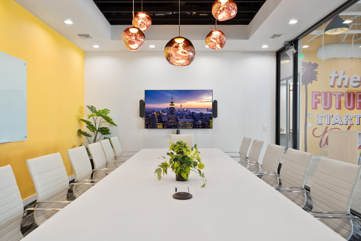 An interior shot of 1A Board Room