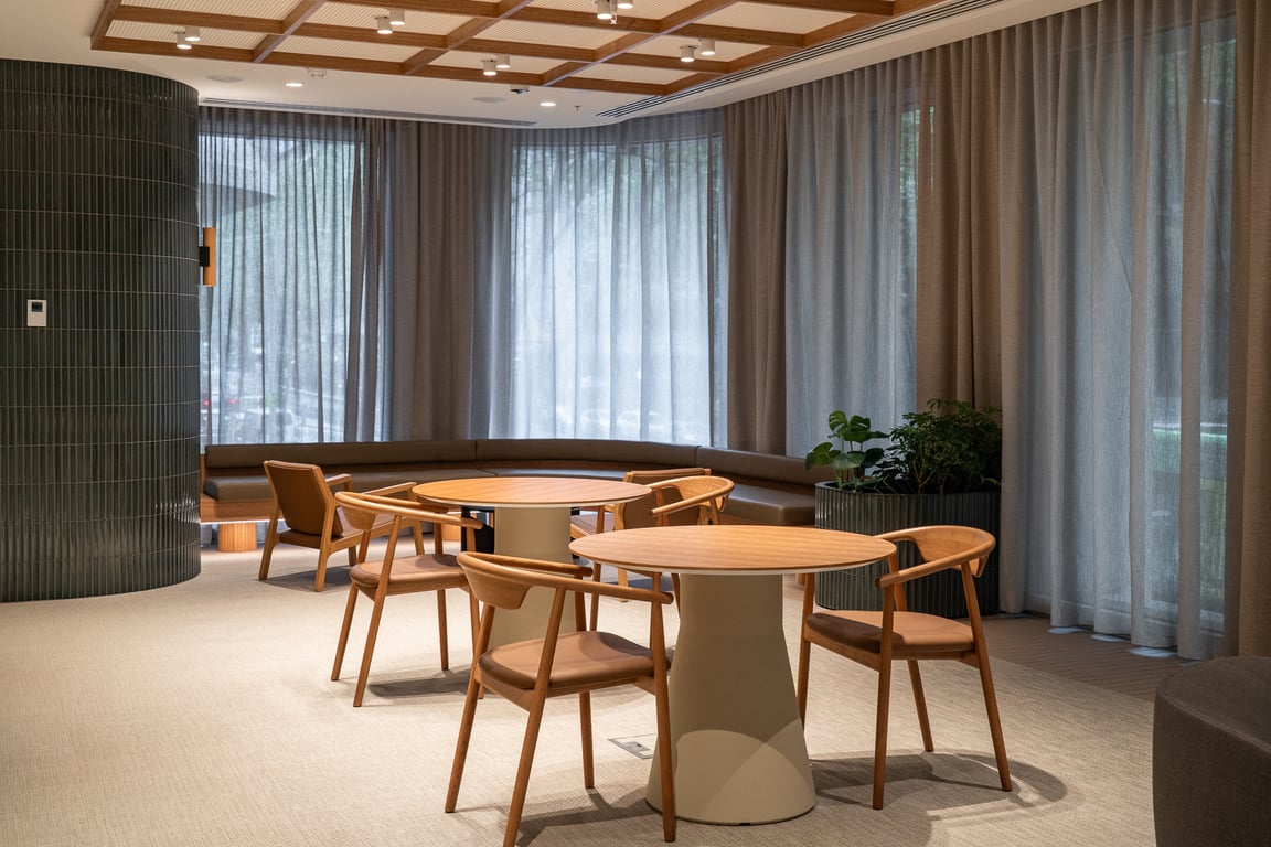 An interior shot of Strategy Space