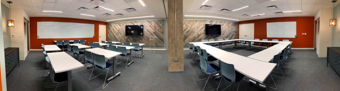 An interior shot of L'Enfant Training Room