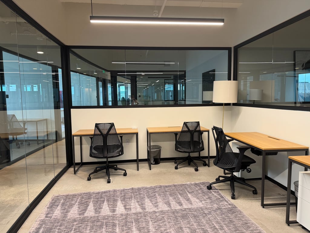 An interior shot of Interior Four-Person Office