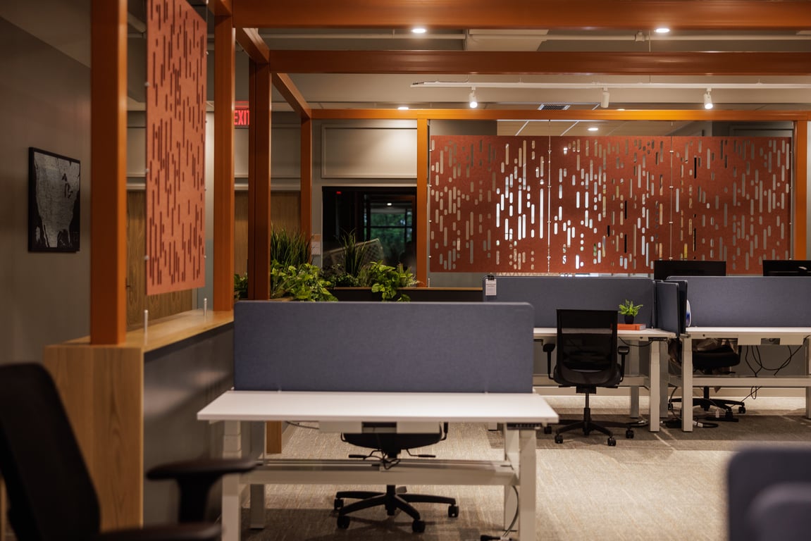 An interior shot of Dedicated Desk