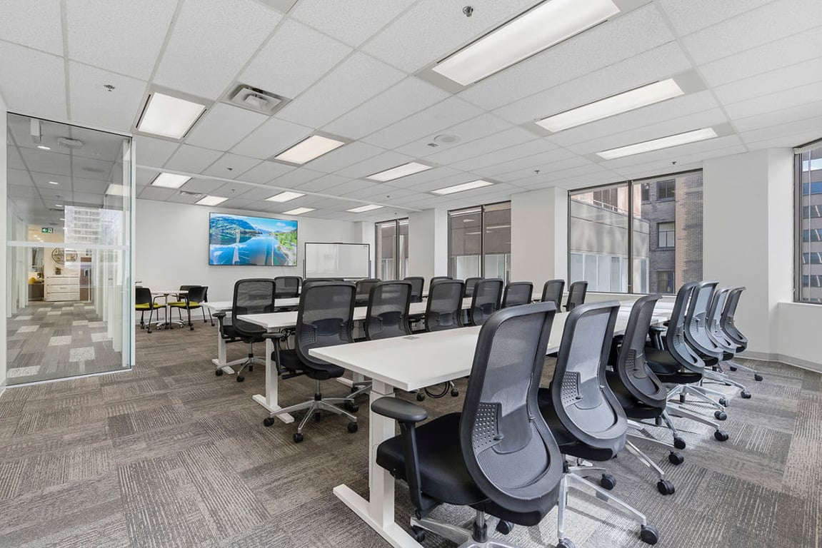 An interior shot of #31 Large Training Classroom