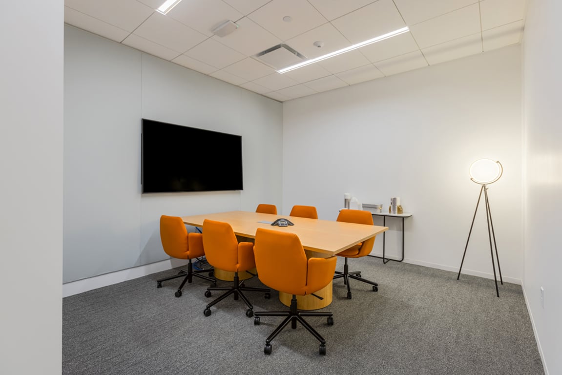 An interior shot of Conference Room D