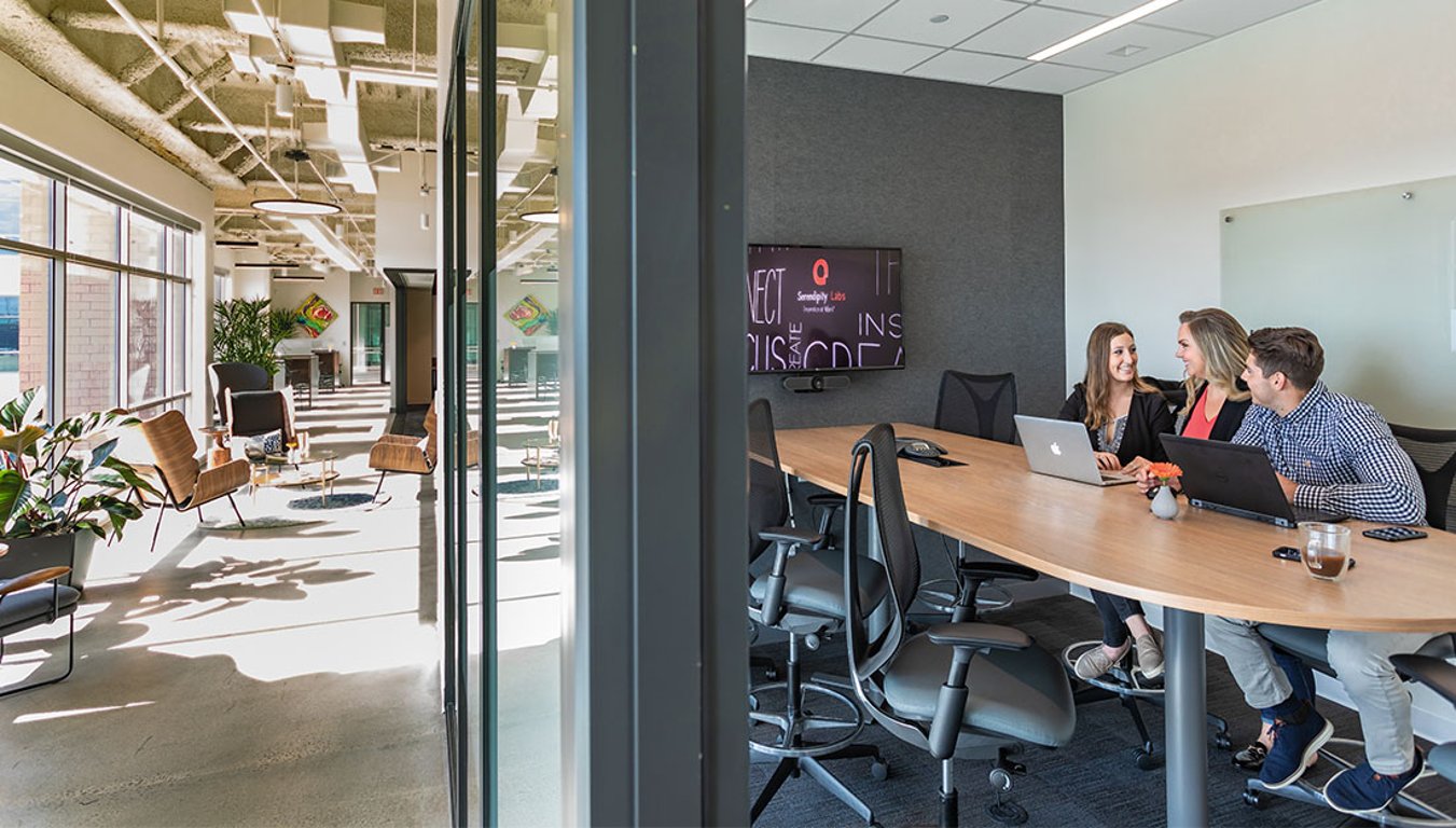 An interior shot of Electra Visual Studio