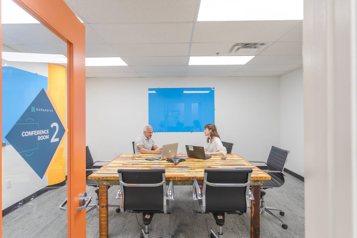 An interior shot of Conference Room 2