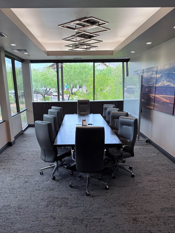 An interior shot of Preserve Boardroom