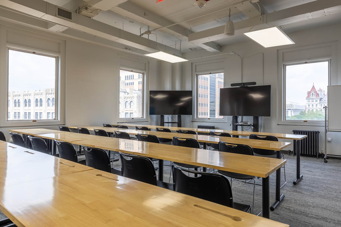 An interior shot of Training Suite