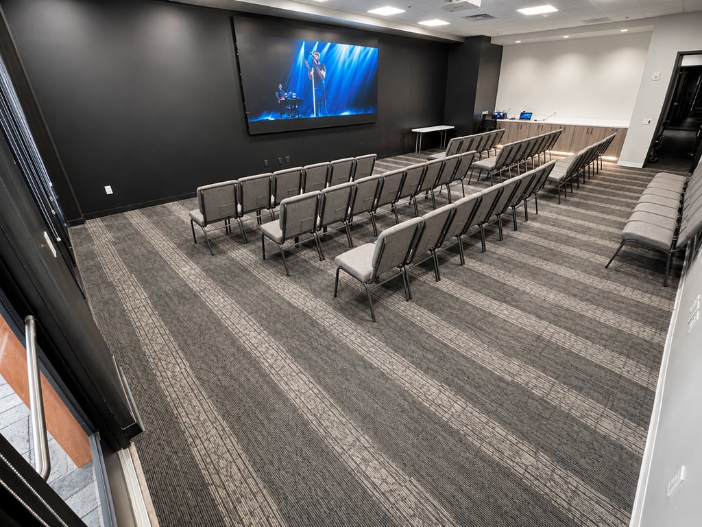 An interior shot of Training Room The Empire