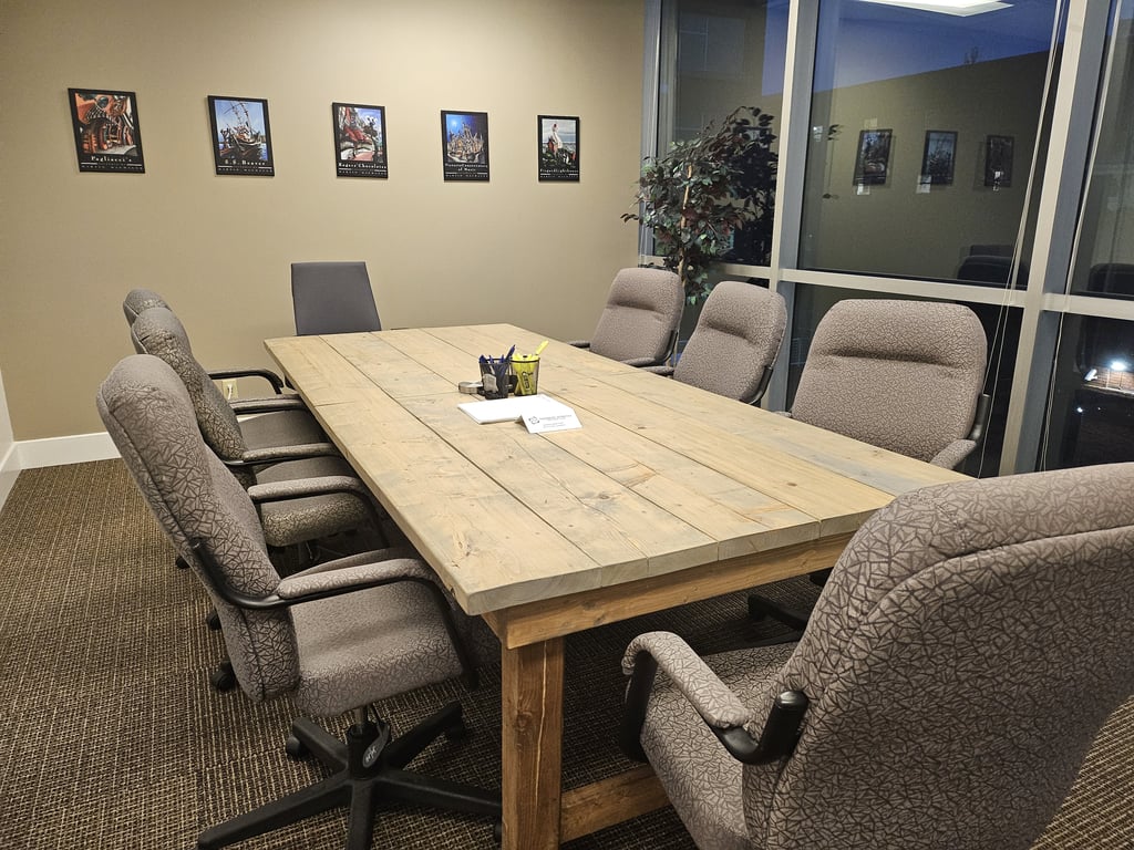 An interior shot of Mayne Room