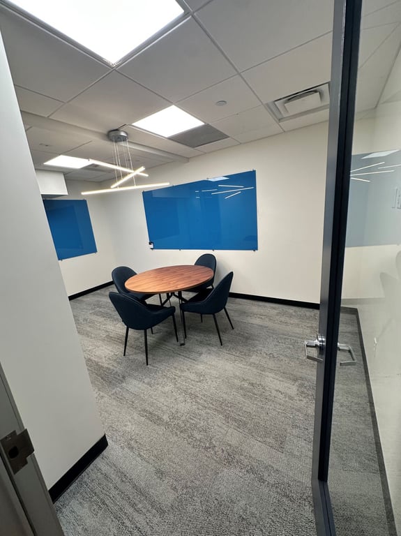 An interior shot of Huddle Room