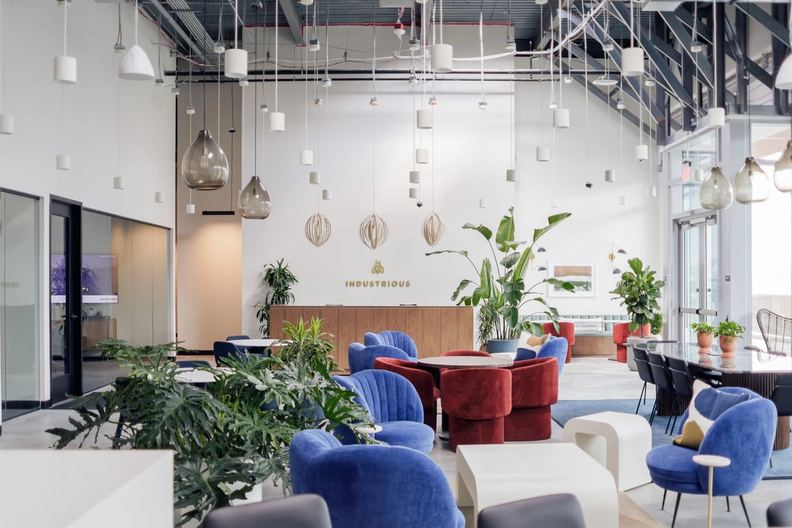An interior shot of Industrious - Esplanade at Aventura