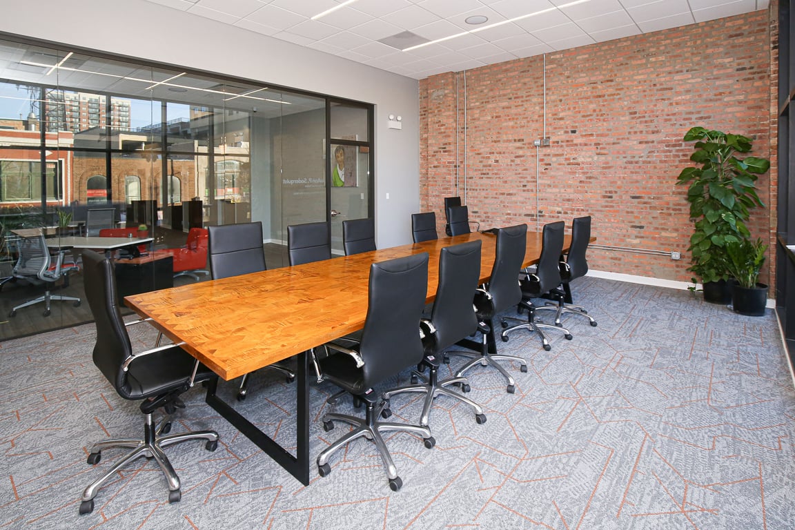 An interior shot of JoAnn Soderquist Meeting Room