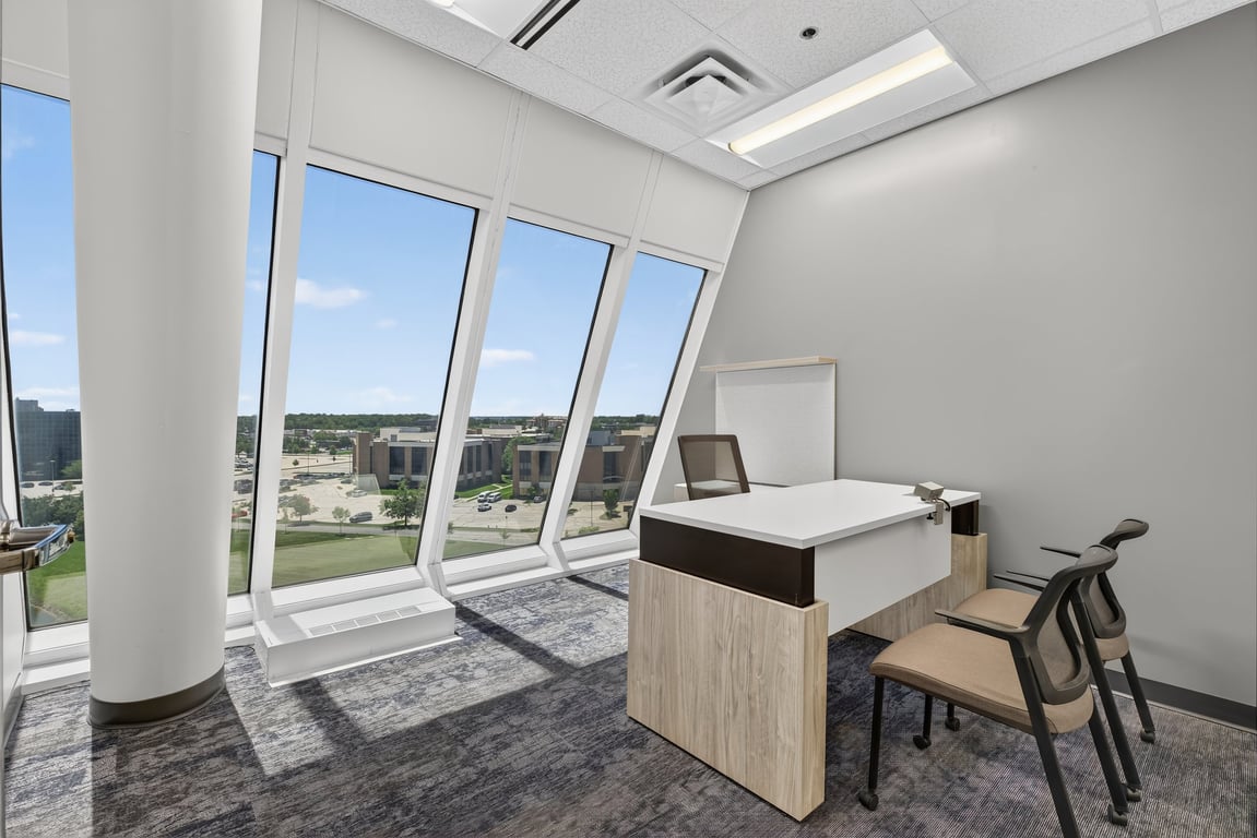 An interior shot of Private Office