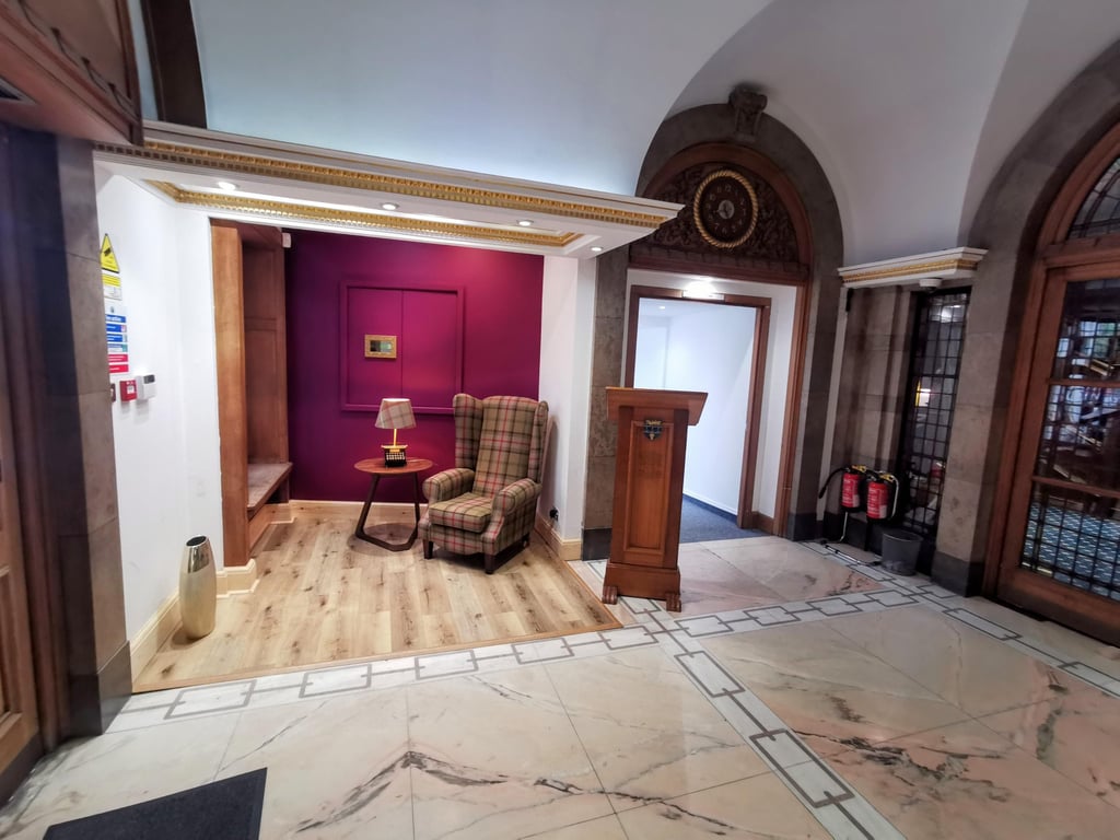 An interior shot of Fredericks at the Insurance Hall