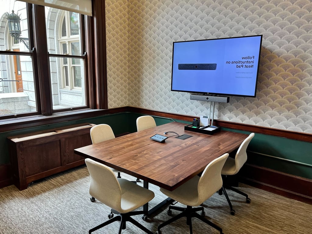 An interior shot of Conference 1-B
